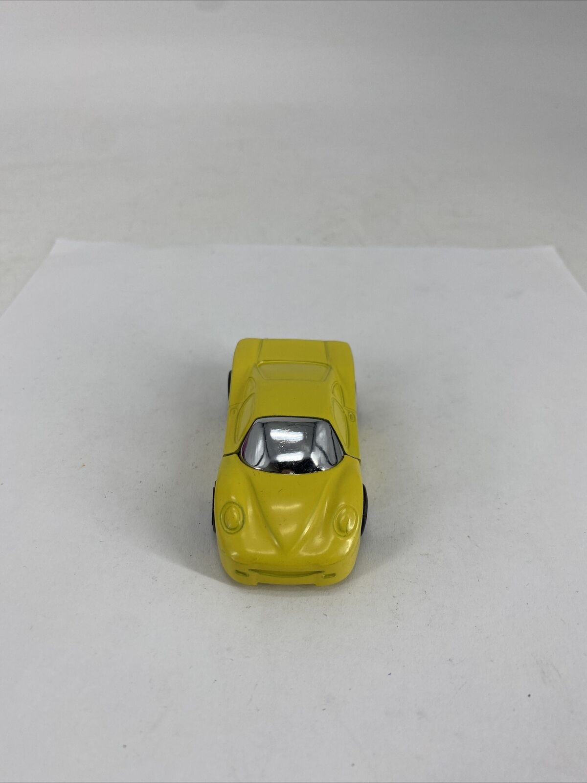 Vintage Z Best Car Shaped Torch Pocket Lighter 3" Metal Refillable Butane Yellow