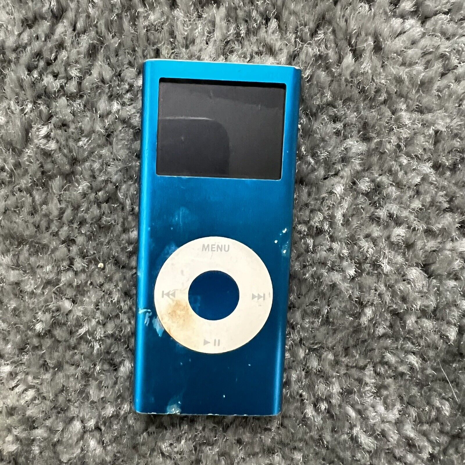 Apple Ipod Nano 2nd Generation A1199 4gb Music Blue As Is Untested No Charger