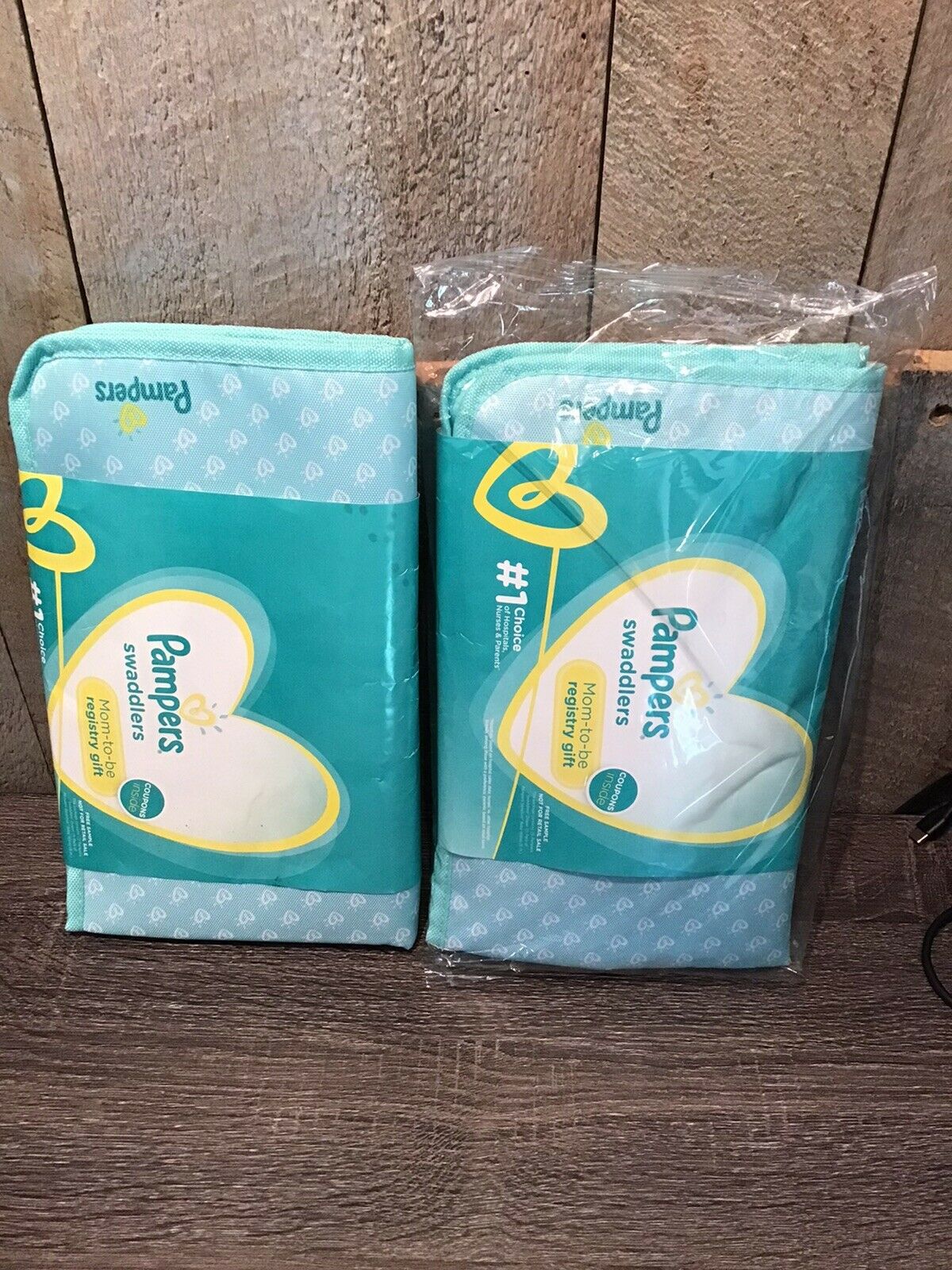 Set Of 2 Changing Pads - New Teal Green Portable Pads Comfort For Infant Baby