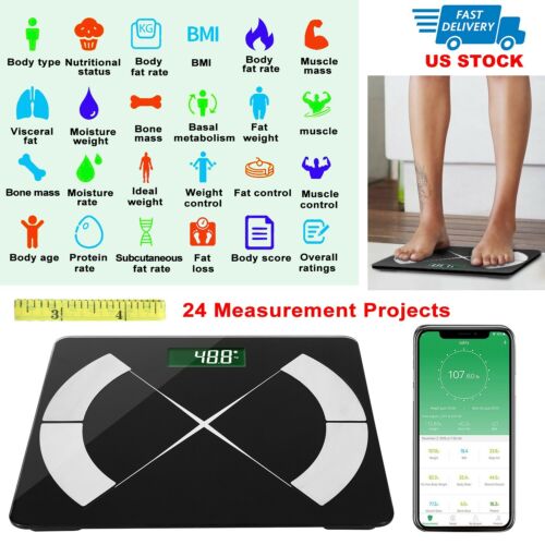 Body Composition Fat Monitor Scale Smart Digital Scale Bathroom Weight Bmi Scale