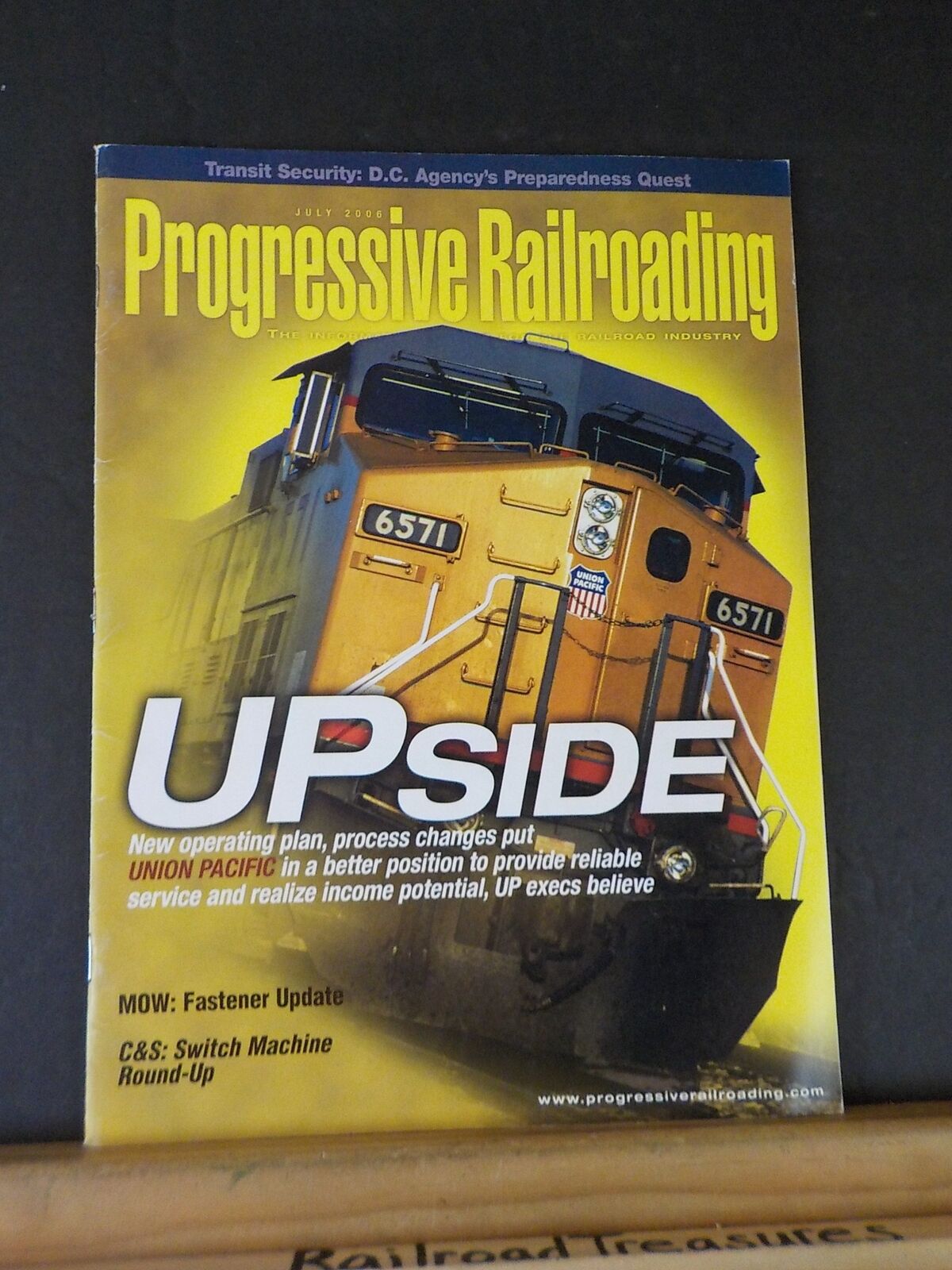 Progressive Railroading 2006 July Upside Union Pacific Fastener Update Switch Ma