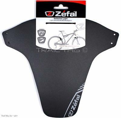 Zefal Deflector Light Mtb Bike Front Or Rear Mudguard Fender Mud Guard - Black