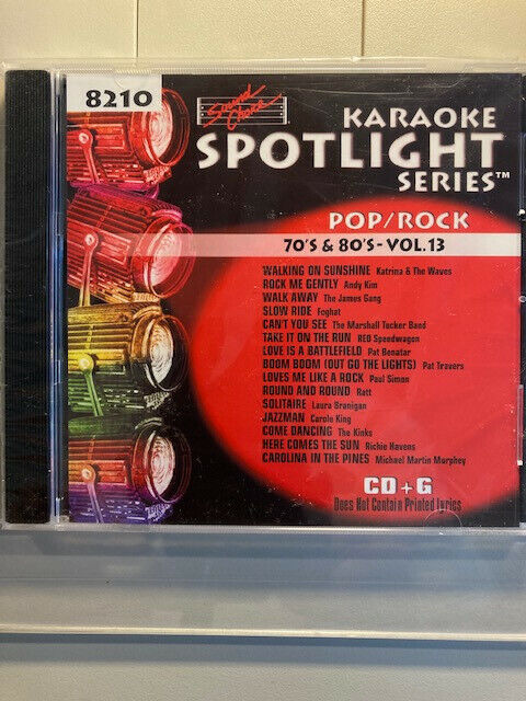 Karaoke Soundchoice 8210, Pop/rock 70's & 80's Vol. 13, New Factory Sealed