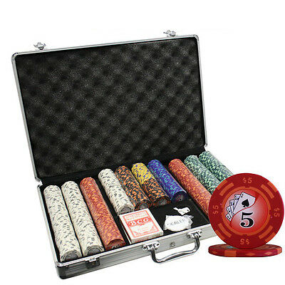 650pc 14g  Yin Yang Casino Clay Poker Chips Set With Aluminum Case