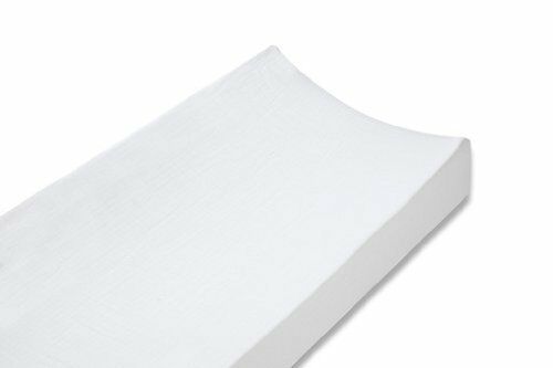 Infant Changing Table Pad Cover In 100% Cotton Knit - White