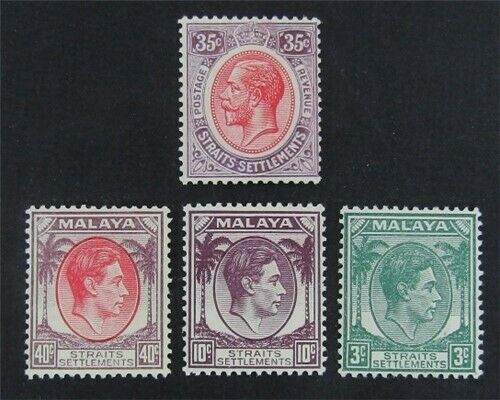 Nystamps British Straits Settlements Stamp # 197//248 Mint Og H   S17y2702