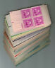 A Group Of 100 Different  1 Cent Through 8 Cent Plate Blocks Mint Nh Og