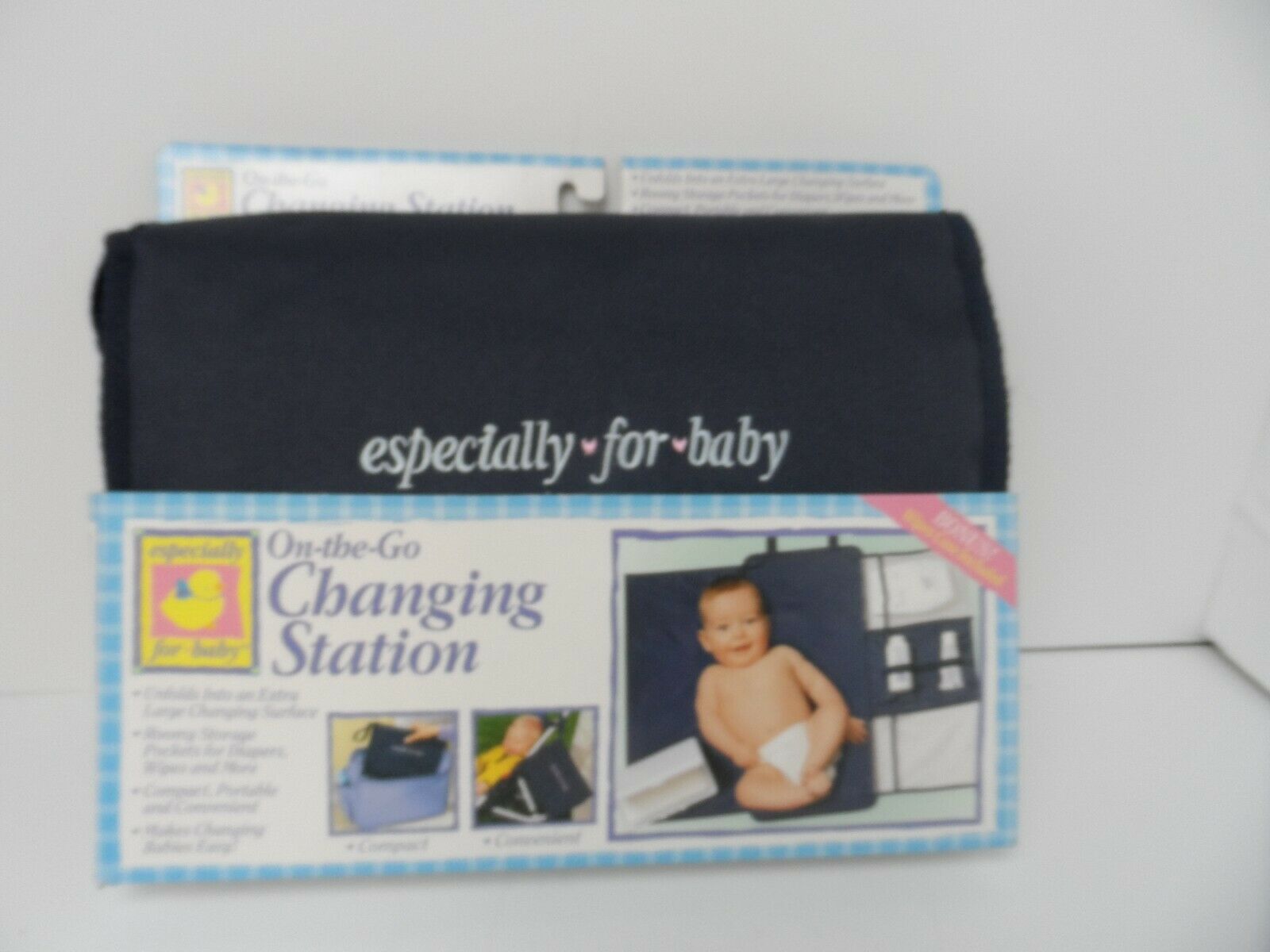 Especially For Baby On-the-go Baby Diaper Portable Changing Pad, Black - New