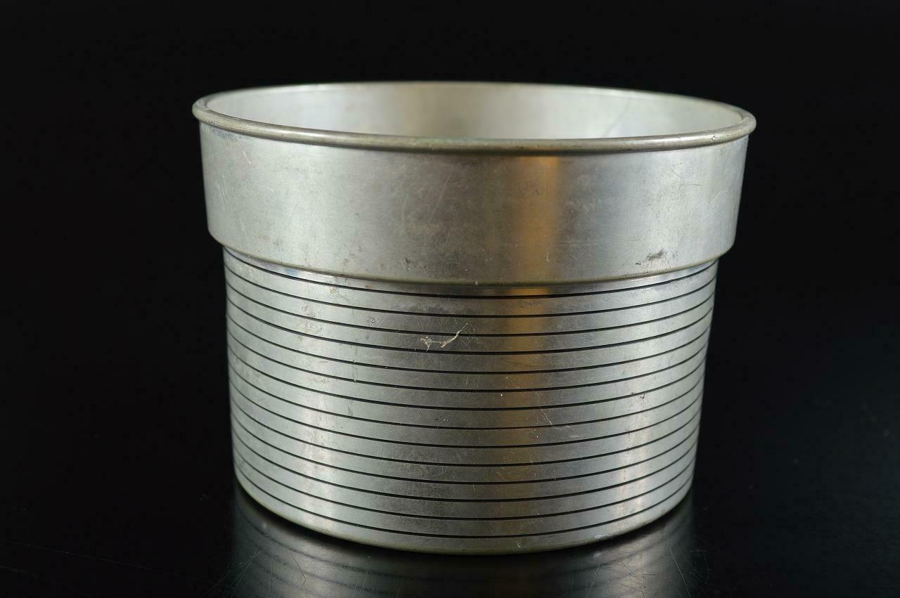 L6074: Japanese Tin Shapely Small Vessel Sake Vessels