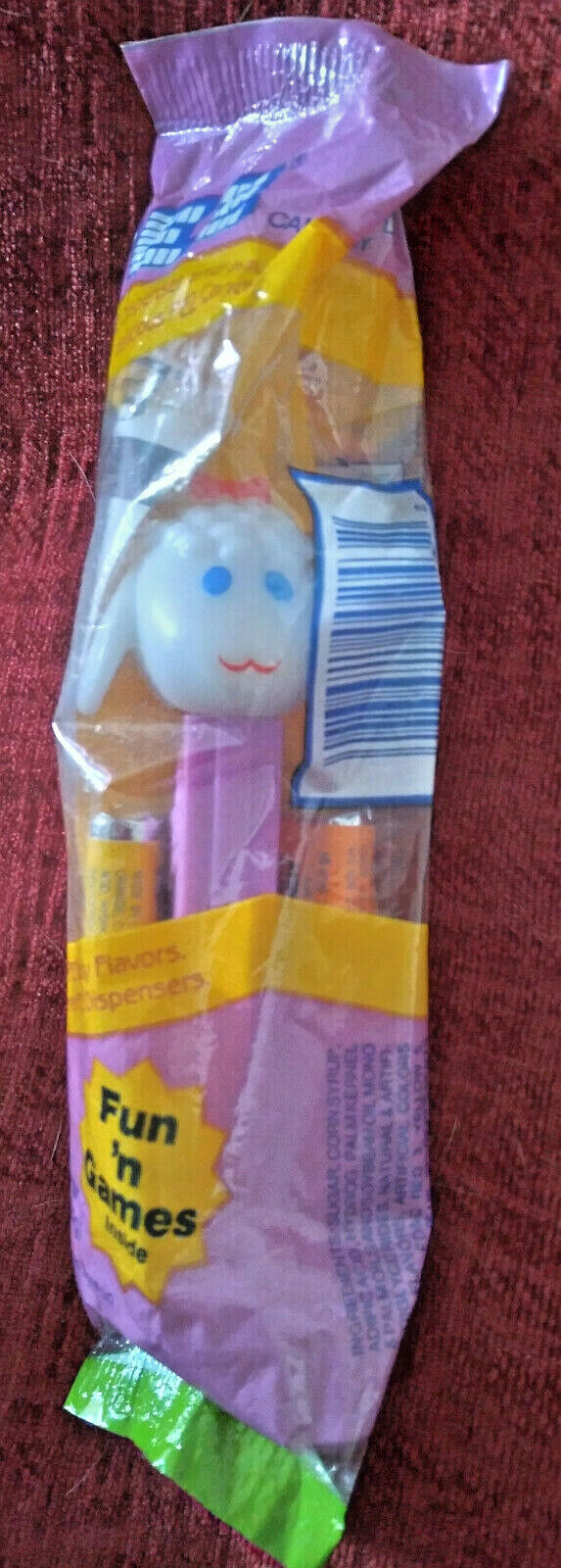 Lamb Chop Footed Pez Dispenser + Candy New Sealed Fun Games Lemon Orange Footed