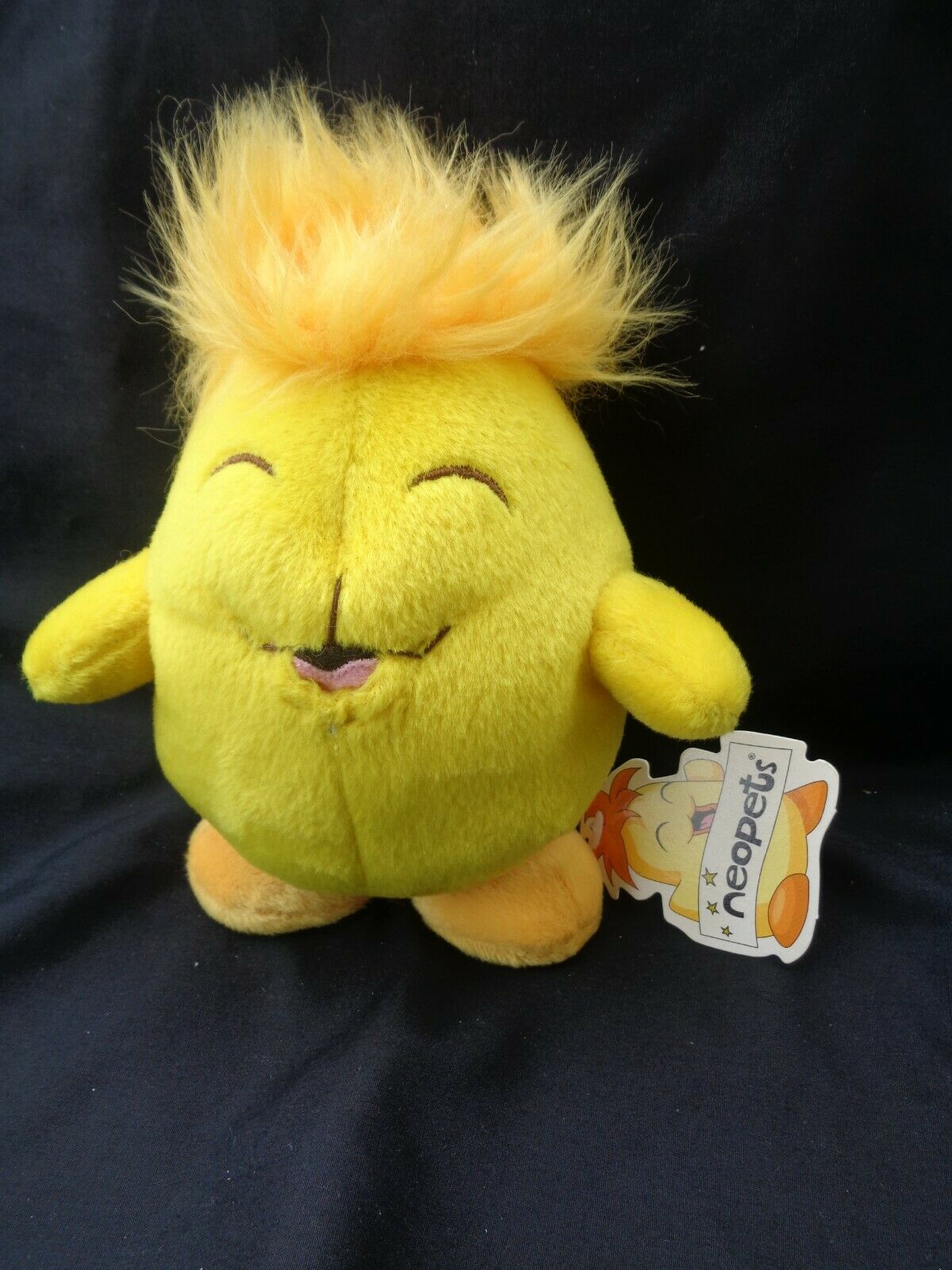 Chia Neopets Yellow Plush Egg Plushie 2002 - New With Tags