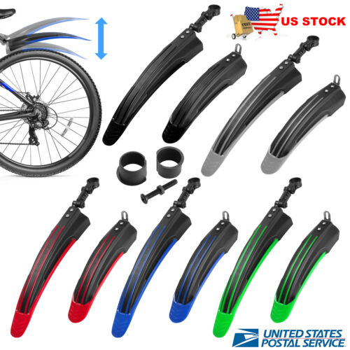 Mountain Bike Fender Bicycle Cycling Front Rear Mud Guards Mudguard Adjustable