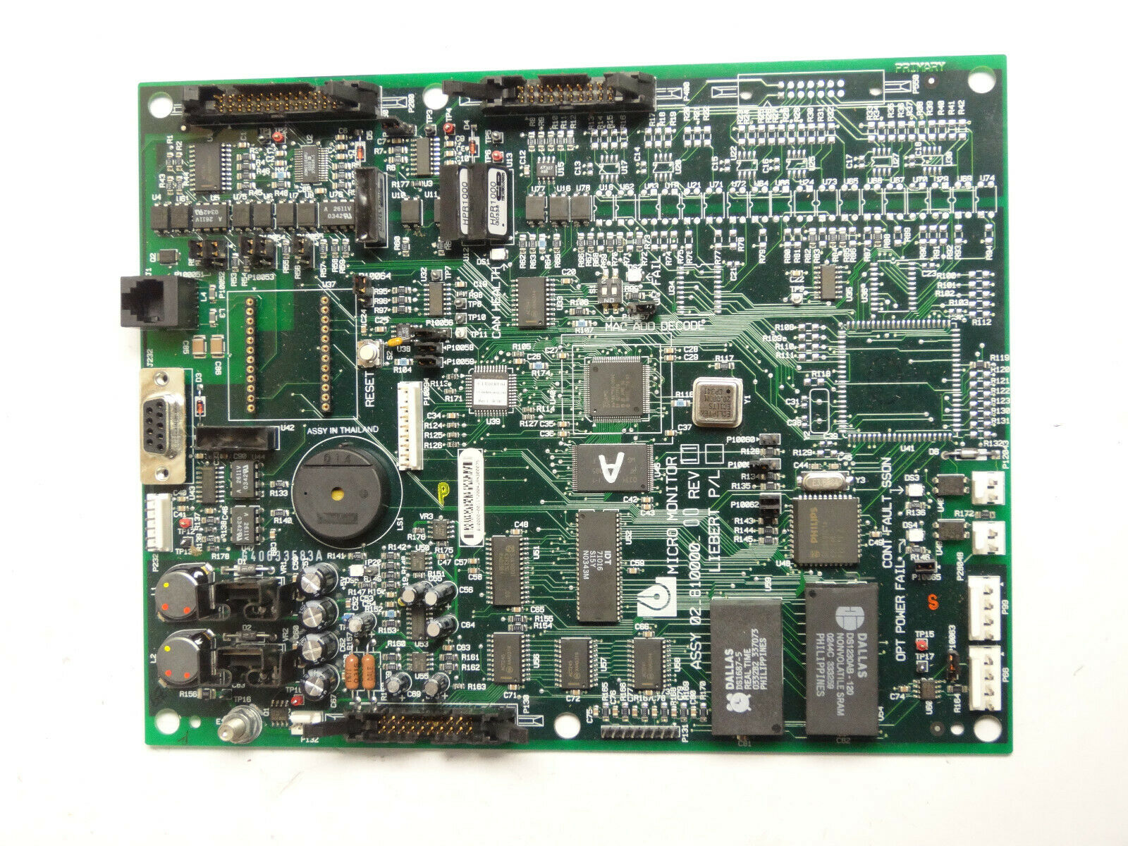 Liebert Micro Monitor Board Assy 02-810000_00 Rev 11