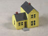 Z Scale Yellow Two Story Farm House, Type #3