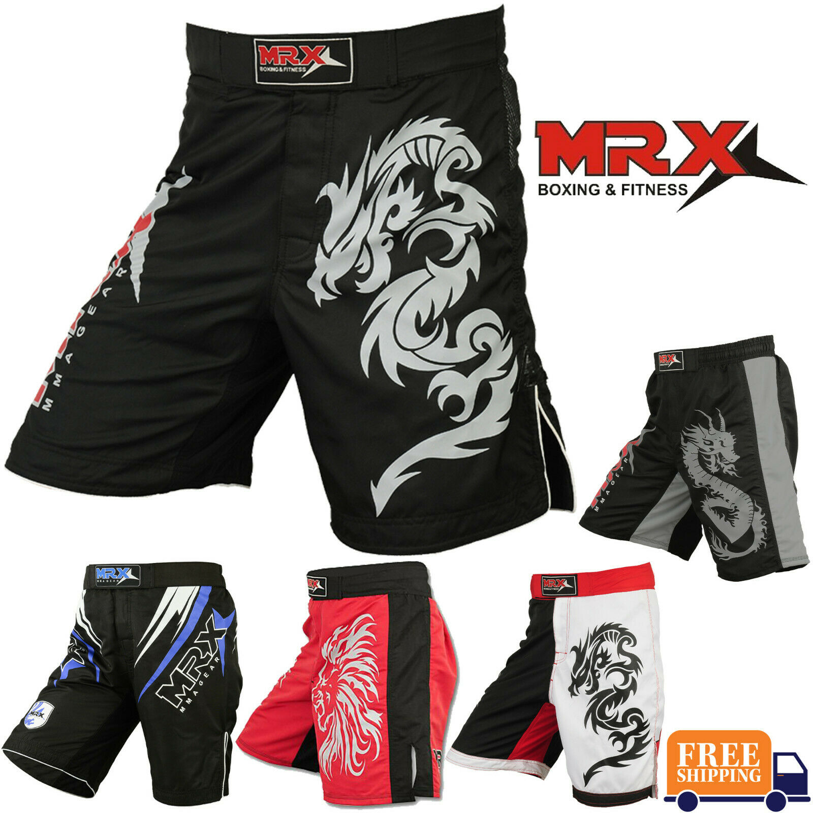Mma Grappling Shorts Ufc Mix Cage Fight Kick Boxing Fighter Martial Arts Shorts