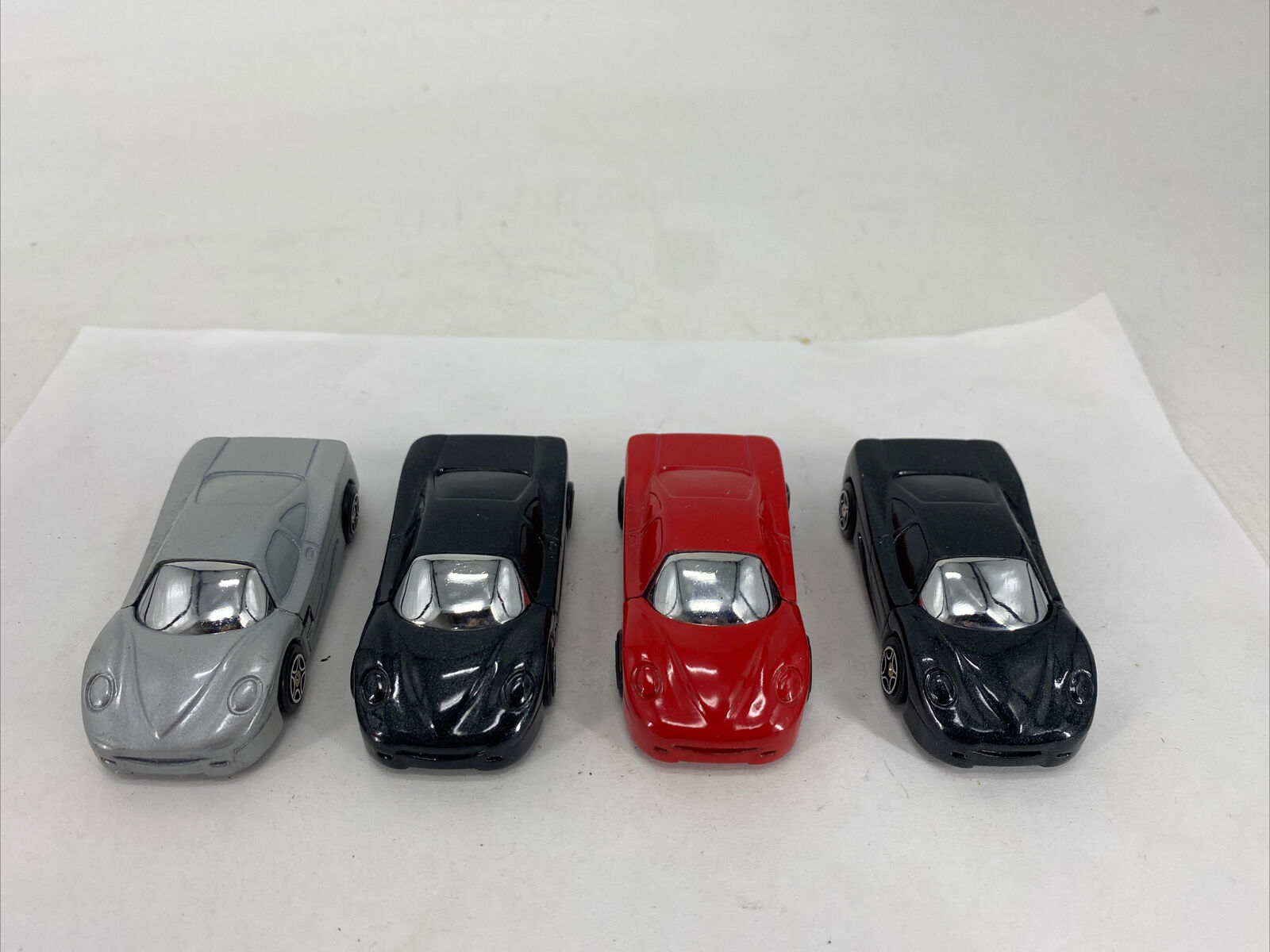 Lot Of 4 Novelty  Z Best Car Shaped Torch Pocket Lighter Metal Refillable Butane
