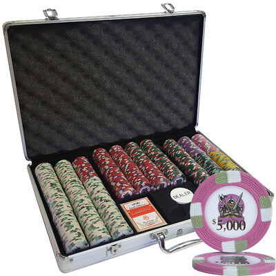 650pcs 14g Knights Casino Clay Poker Chips Set With - Choose Denominations