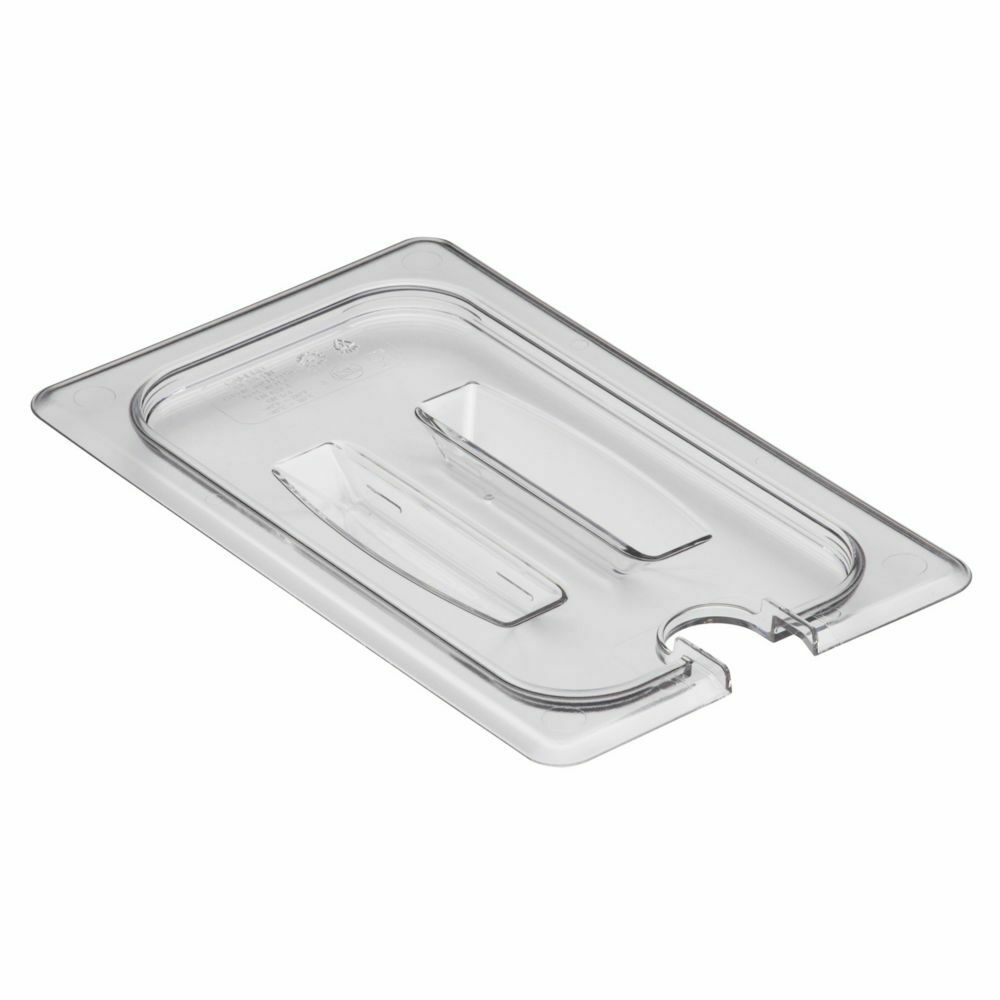 Cambro 40cwchn135 Camwear 1/4 Size Notched Food Pan Cover With Handle