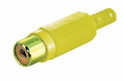Rca Phono H Gold Coloured Yellow
