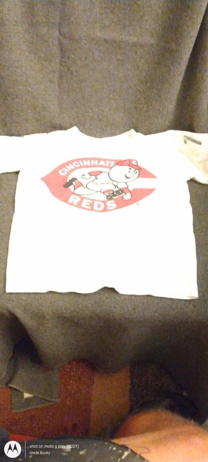 Vintage Child Cincinnati Reds T-shirt Kids 12/m
