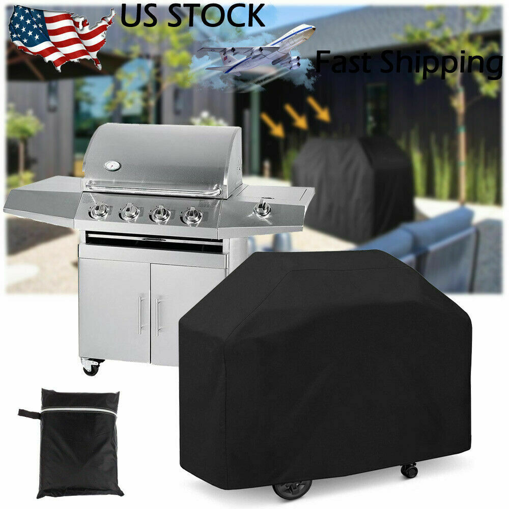 Bbq Gas Grill Cover Barbecue Waterproof Outdoor Heavy Duty Protection 57 67 75"