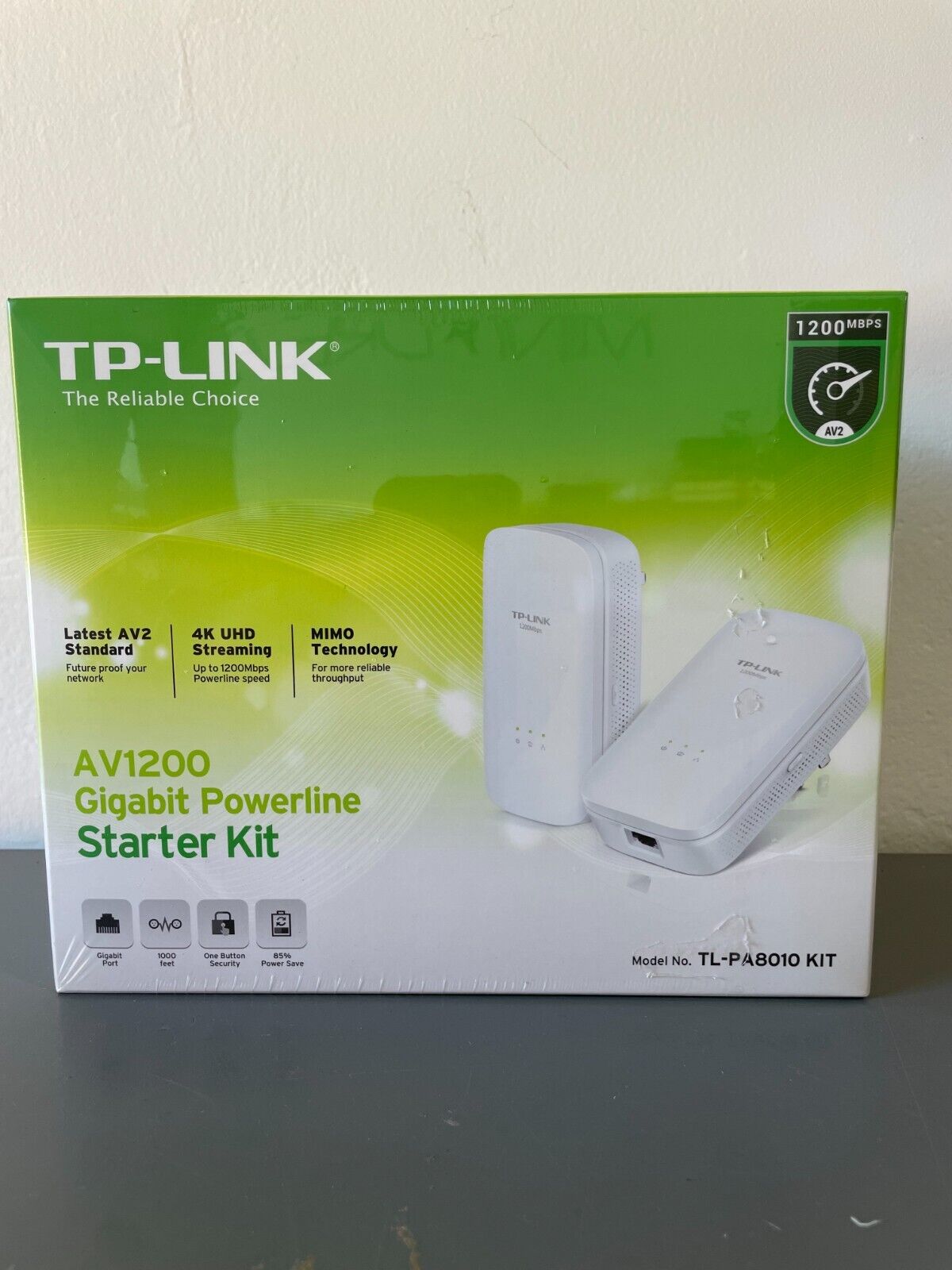 Tp-link Av1200 Powerline Ethernet Adapter - Brand New!