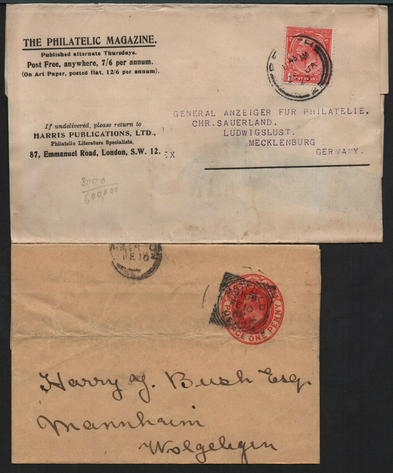 ✔️ Uk United Kingdom Great Britain 2 Nice Envelope Covers