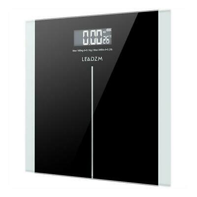 400lb Digital Body Weight Scale Bathroom Fitness Backlit Lcd 180kg + 2 Battery
