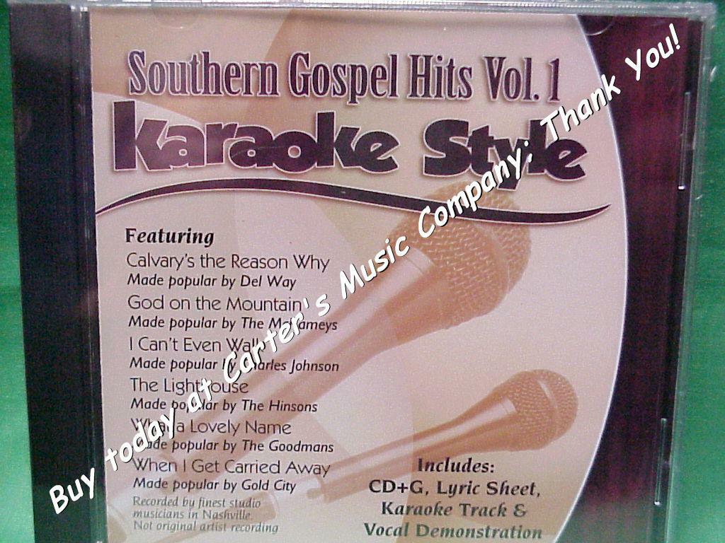 Southern Gospel Volume #1  Christian  Daywind  Karaoke Style  Cd+g  Karaoke  New