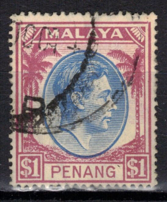 Malaya - Penang Scott 20 Stanley Gibbons 20 Used