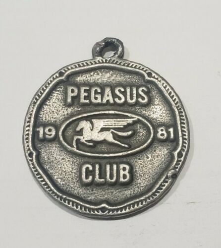 1981 Fairchild Republic Pegasus Club Medal Medallion Pendant Fob
