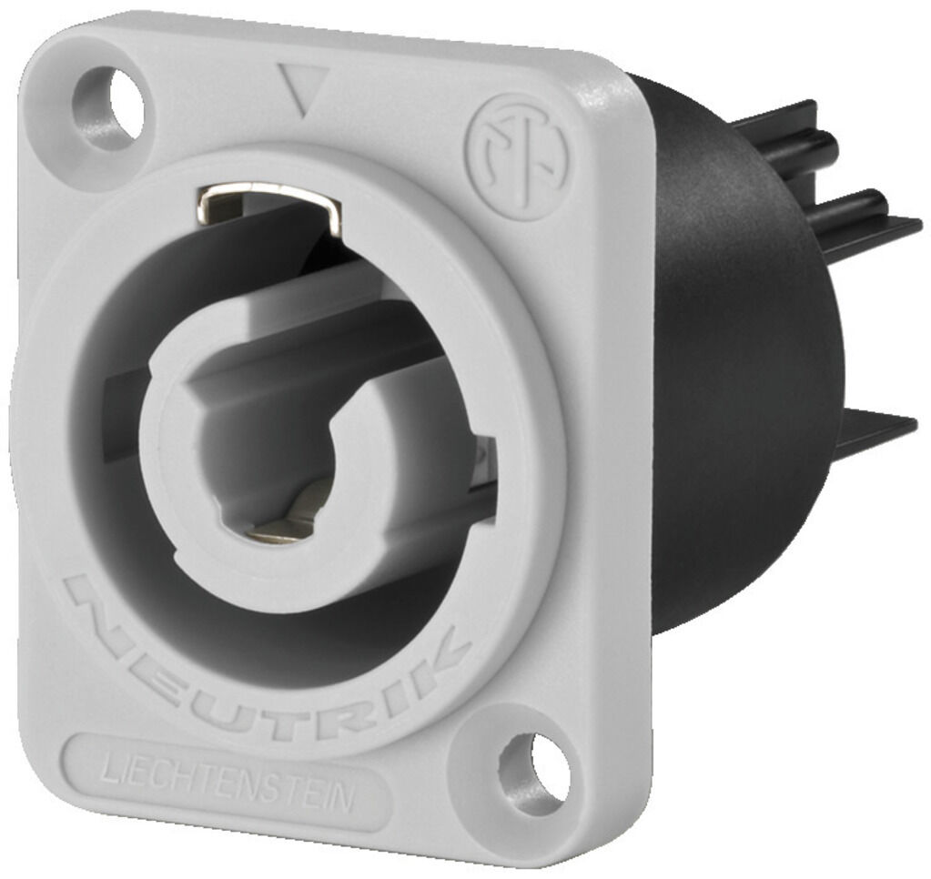 Neutrik-nac-3 Mpb1 Built-in Socket For The Power Supply To 250 V/20 A-2 Pole