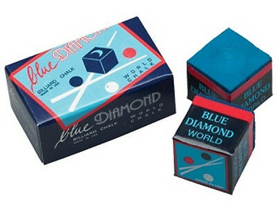 2 New Pcs Blue Diamond Pool Cue Chalk - High Quality Billiard Chalk From Longoni