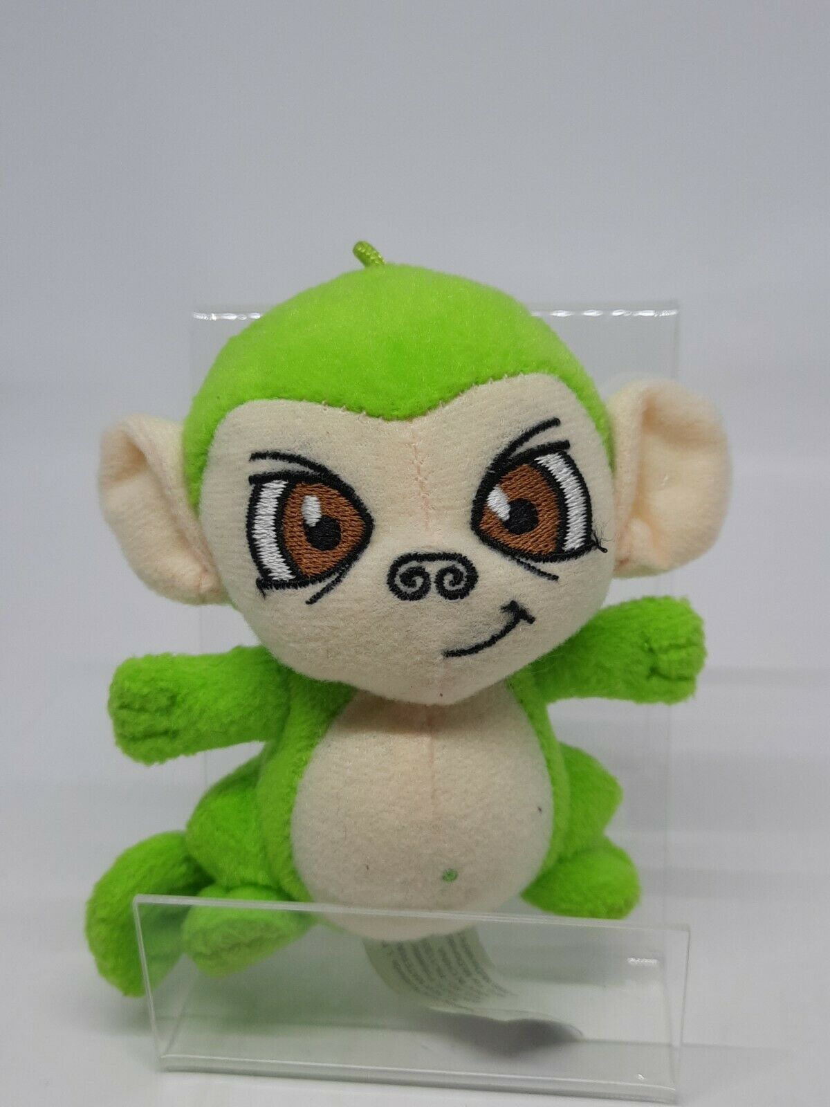 4" Neopets Monkey Plush Stuffed Animal ~ Green Mynci