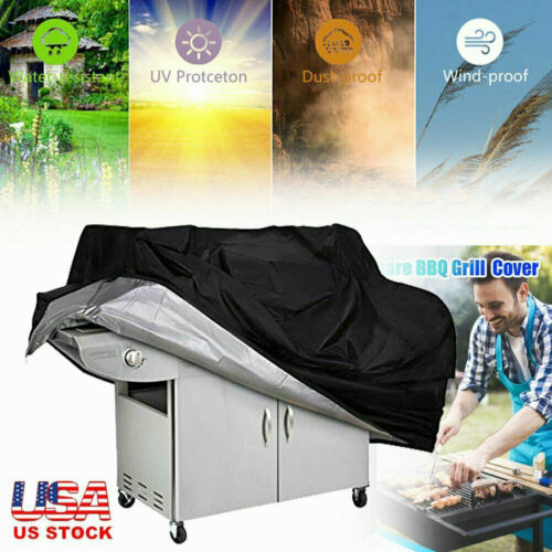 Heavy Duty Bbq Grill Cover Gas Barbecue Cover Outdoor Waterproof 57" 67" 75"