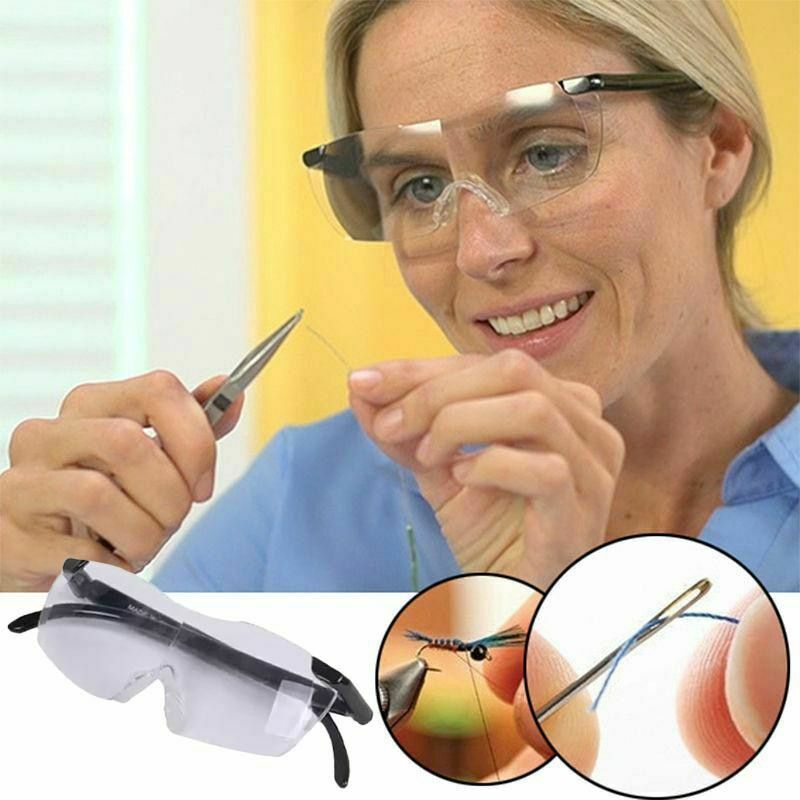 Magnifying Eyewear 250 Degree Magnifier Loupe Glasses Light Glass Jeweller Zoom