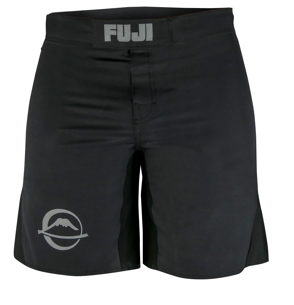 Fuji Baseline Mma Bjj No Gi Grappling Competition Fight Board Shorts - Black