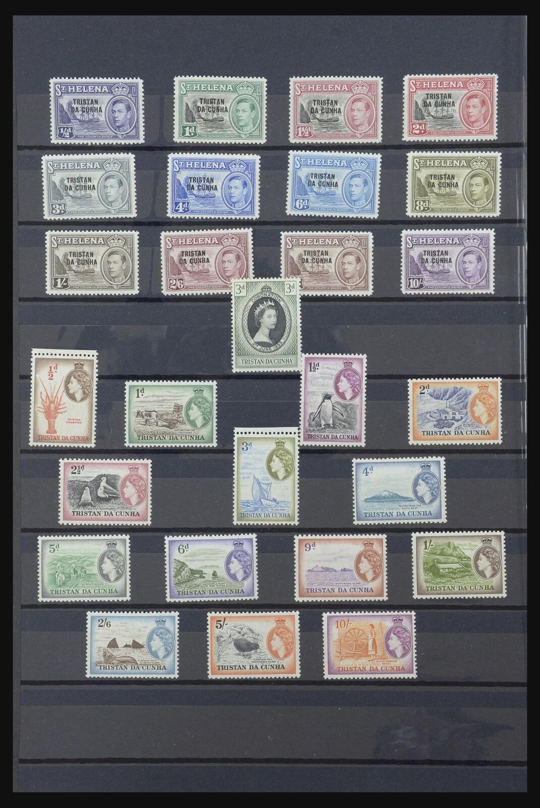 Lot 31634 Collection Stamps Of Tristan Da Cunha 1952-1988.