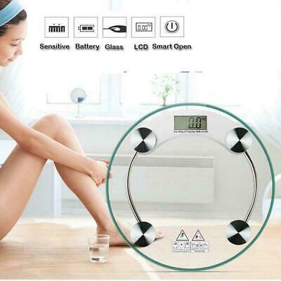 180kg/396lb Tempered Glass Lcd Digital Electronic Body Bathroom Weight Scale