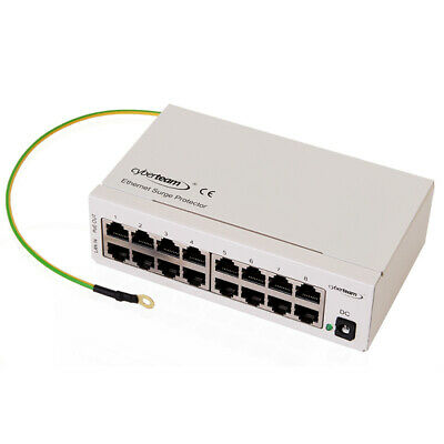 Cyberteam Sp-8p-d Ethernet Surge Protector 8 Ports Poe Cat5e Cat6