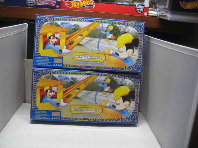 Disney Lot Of 2 Mint In Box Never Opened Monorail Track 24 Pc Set Theme Park