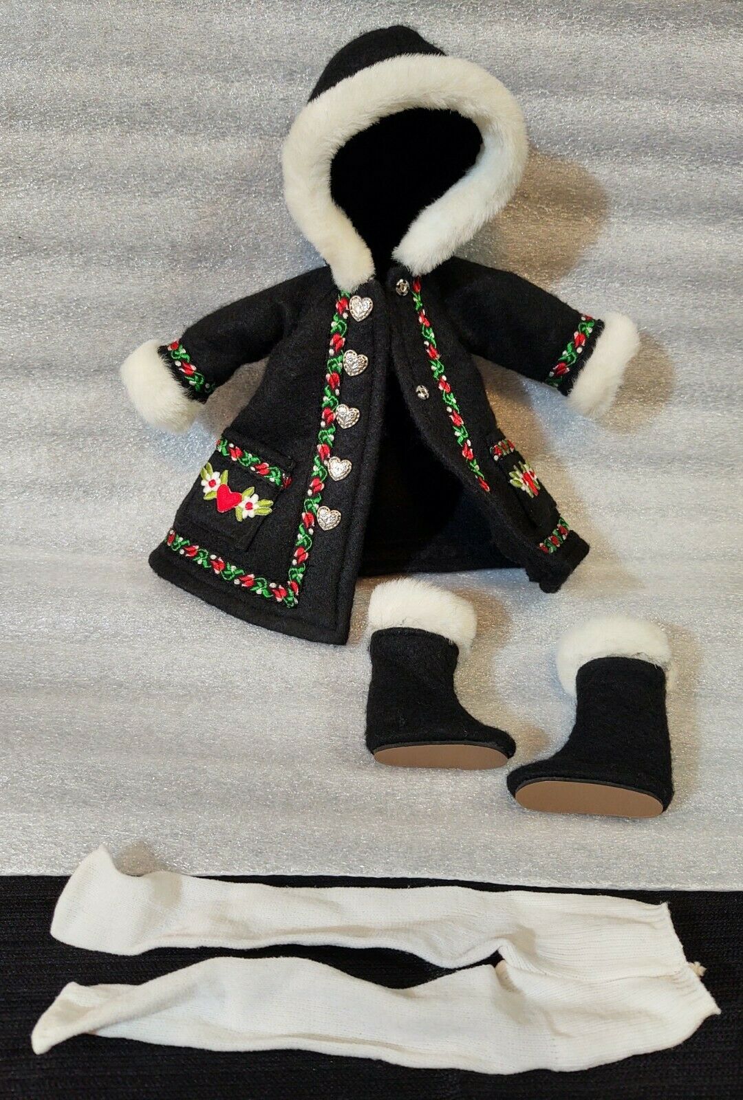 Tonner Betsy Mccall Swiss Miss 14" Doll Outfit Vhtf Jacket/coat, Tights & Boots!