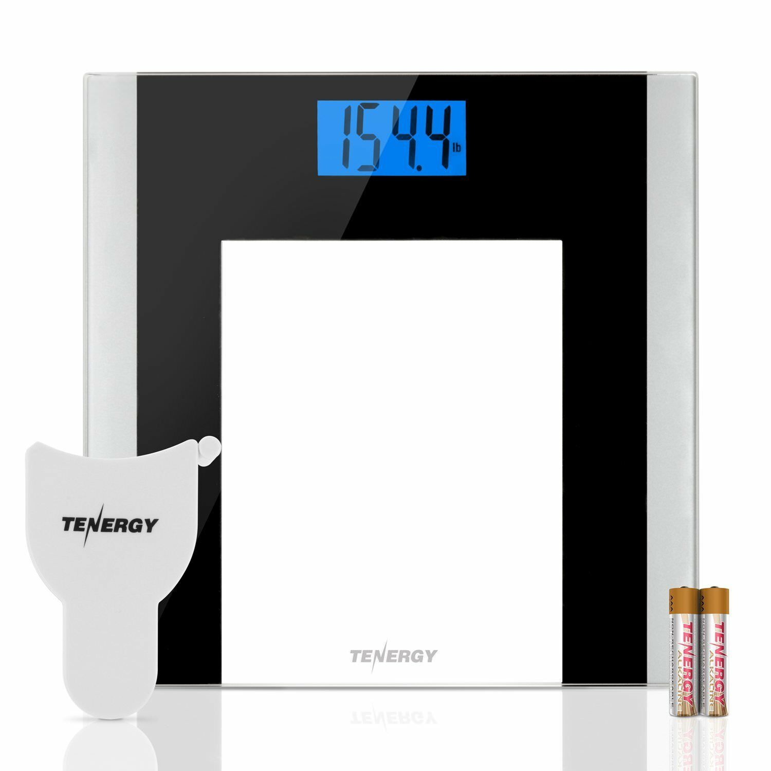 Tenergy Body Weight Scale 400 Pounds Digital Bathroom Scale Body Measuring Tape